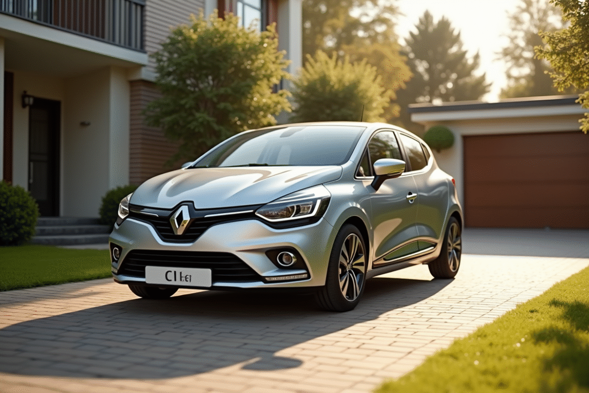 Renault Clio 3 Phase 2 en extérieur en journée en lumière naturelle